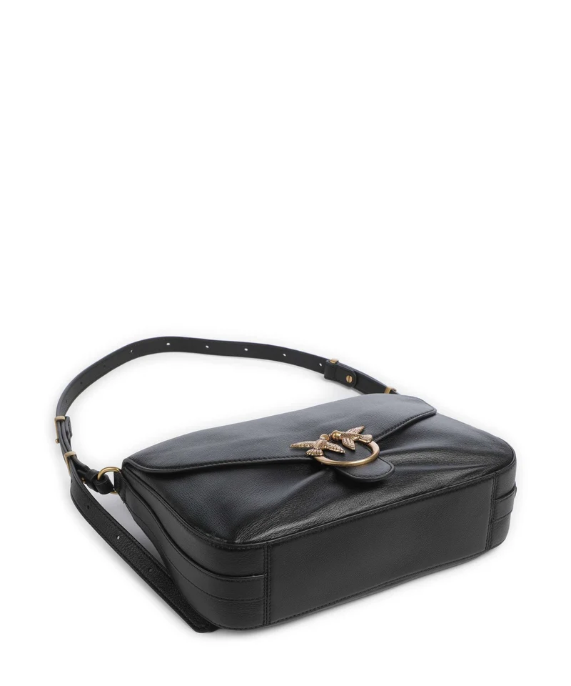 Pinko Love Classic Sac porté épaule nero/limousine/oro