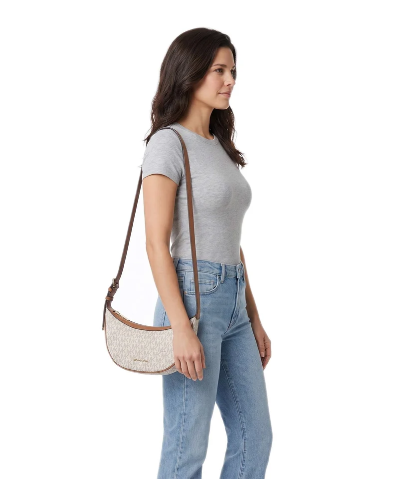 Michael Kors Skye Medium Sac bandoulière vanilla/acorn