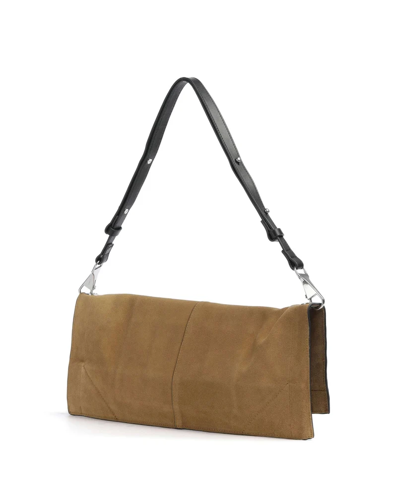 AllSaints Lutece Sac porté épaule warm olive brown