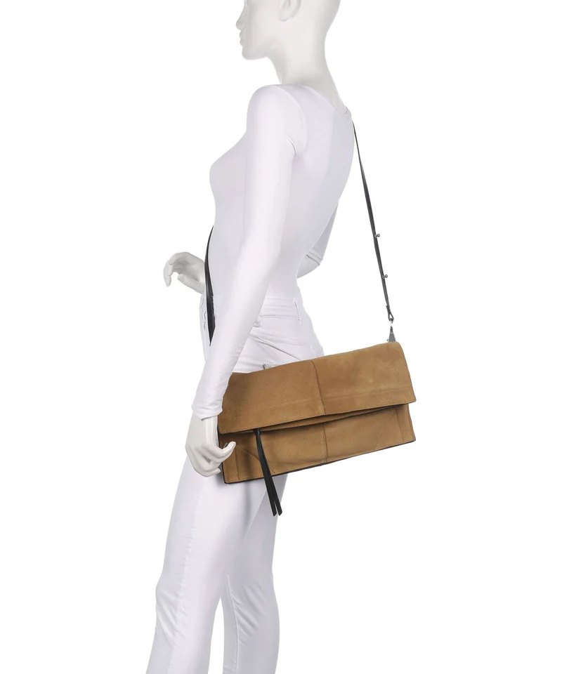 AllSaints Lutece Sac porté épaule warm olive brown