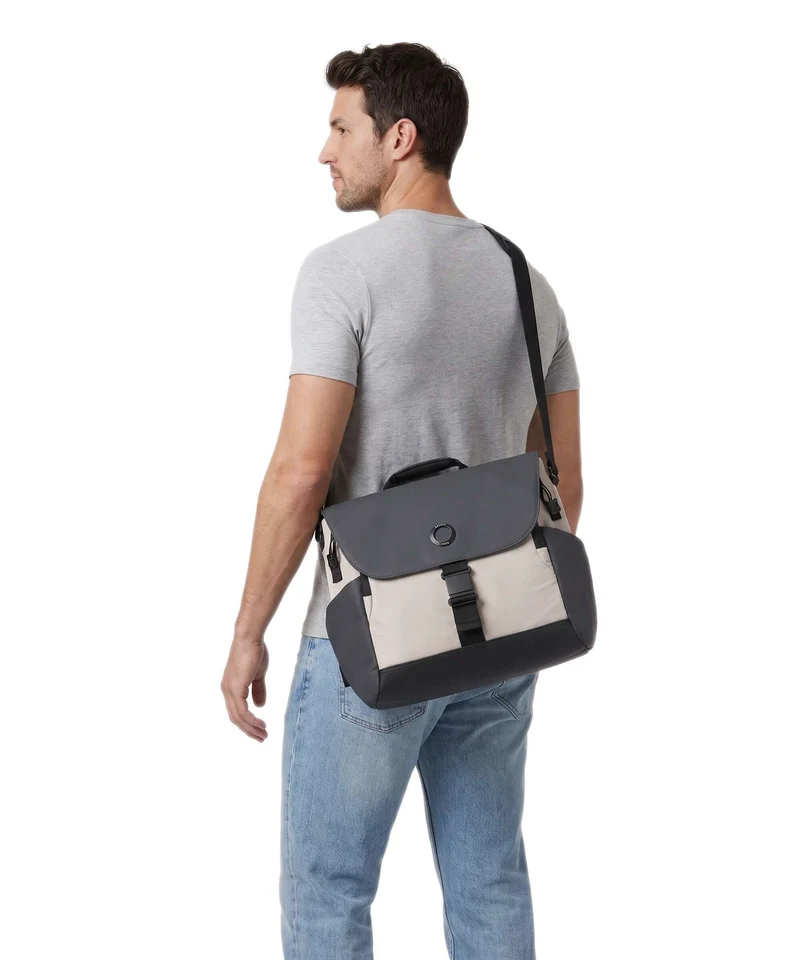 Delsey Paris Securflap Sac messager sand