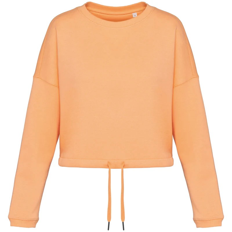 Sweat-shirt écoresponsable à col rond oversize