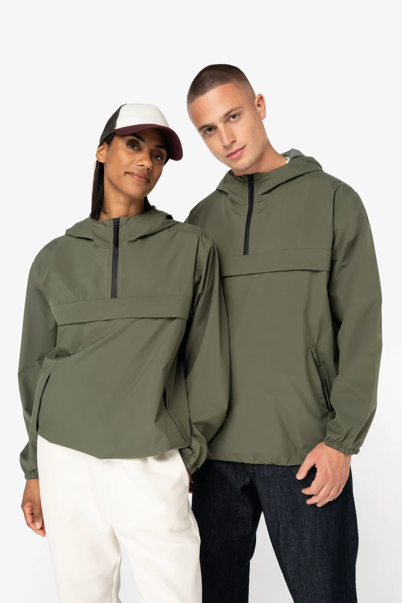 Veste coupe-vent imperméable écoresponsable