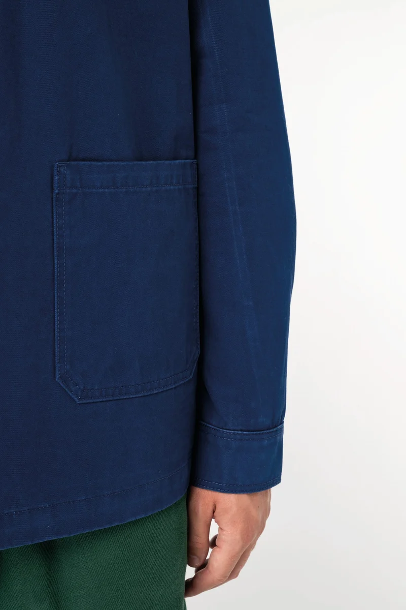 Veste worker écoresponsable délavée