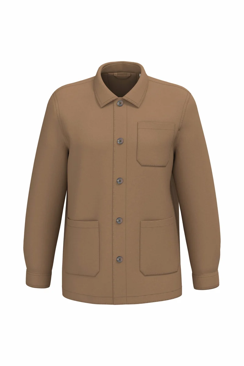 Veste worker écoresponsable délavée