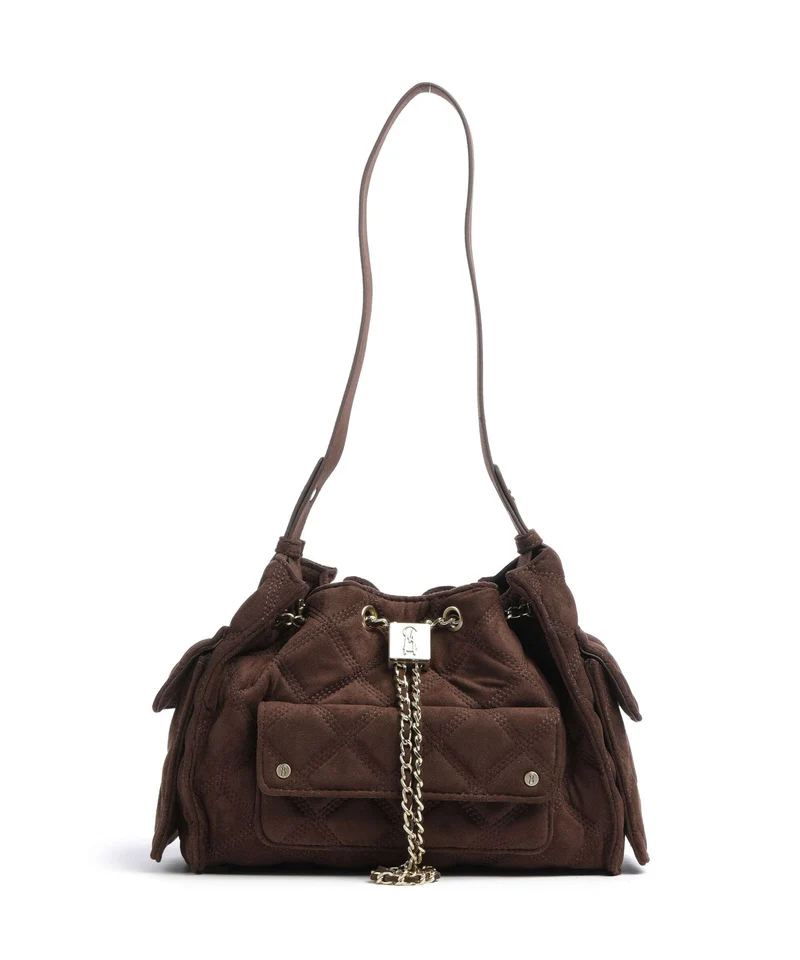 Steve Madden BMICKI Sac seau chocolate/gold