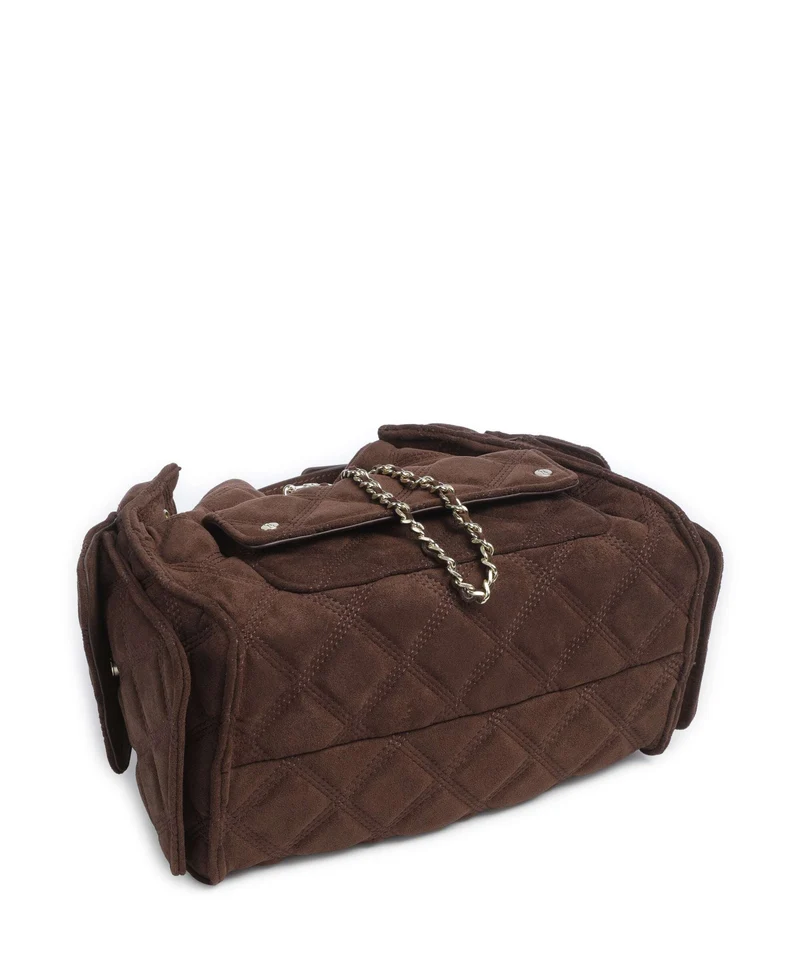 Steve Madden BMICKI Sac seau chocolate/gold