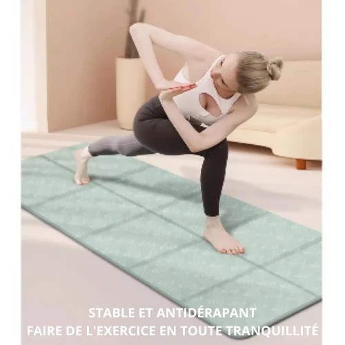 Tapis de yoga pliable antidérapant | PliMat™