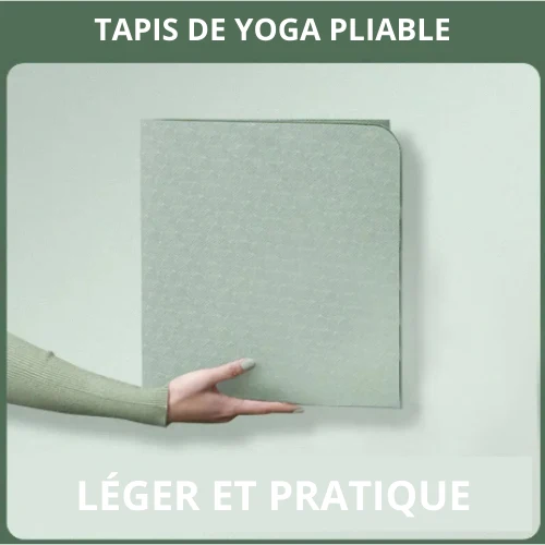 Tapis de yoga pliable antidérapant | PliMat™
