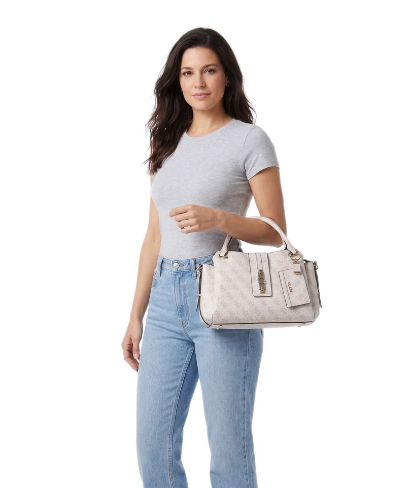 Guess Yvonne Girlfriend Logo Sac à main stone logo