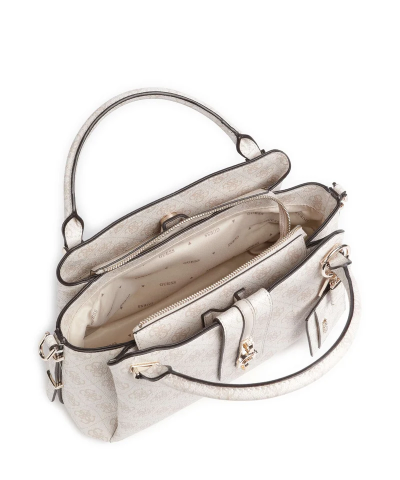 Guess Yvonne Girlfriend Logo Sac à main stone logo