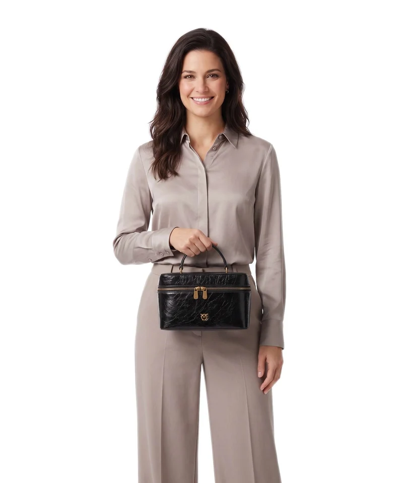 Pinko Vanity Classic Sac à main nero/antique gold