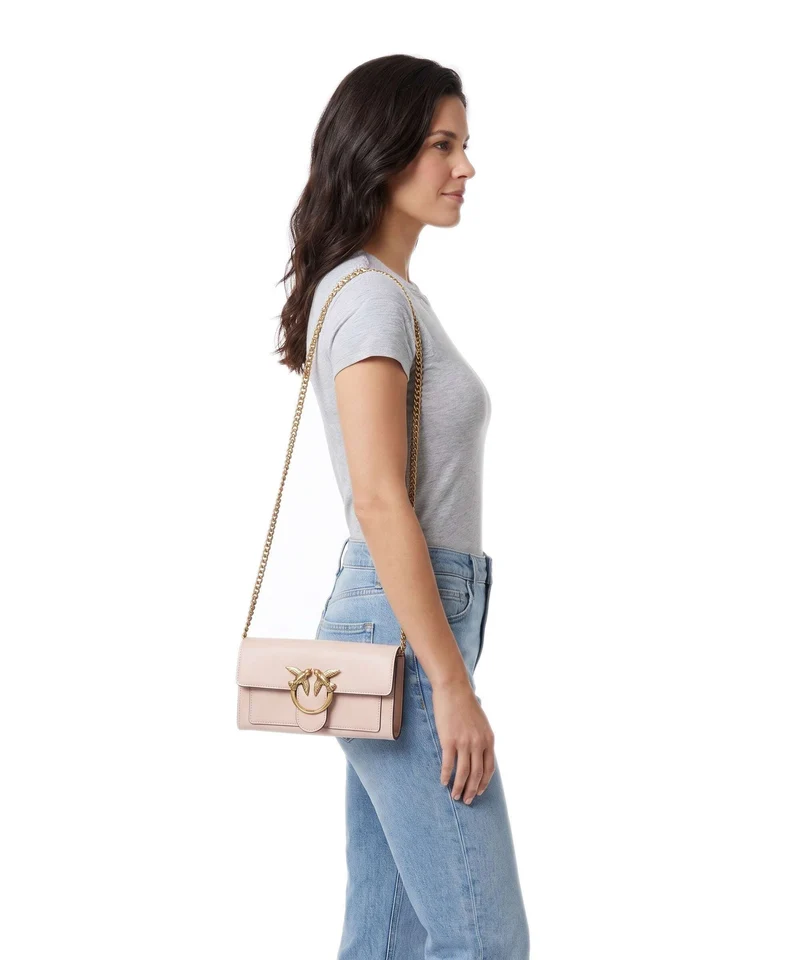 Pinko Love One Portefeuille rosa cammeo/antique gold