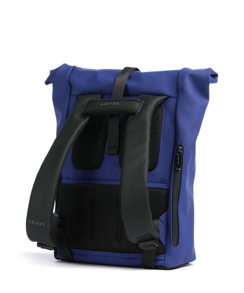 Delsey Paris Turenne Soft Sac à dos roll-top electric blue