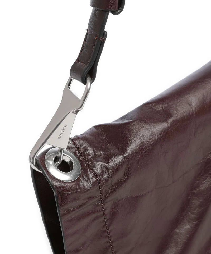 AllSaints Lutece Sac porté épaule burgundy red