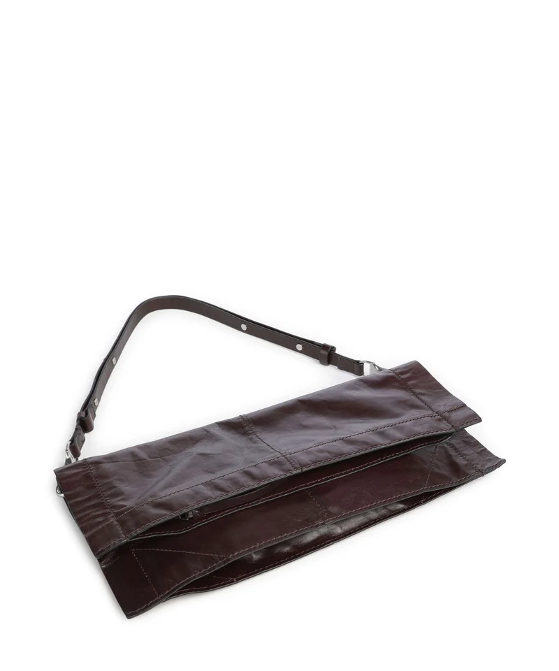 AllSaints Lutece Sac porté épaule burgundy red