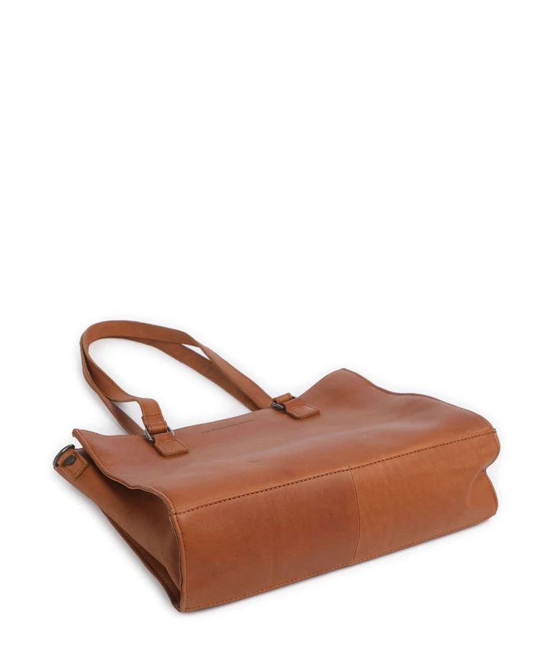 The Chesterfield Brand Wax Pull Up Cow Ellsworth Cabas cognac