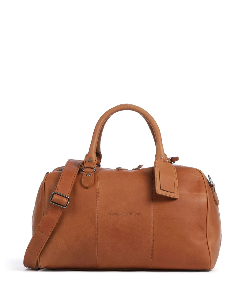 The Chesterfield Brand Wax Pull Up Cow Liam II Sac week-end cognac