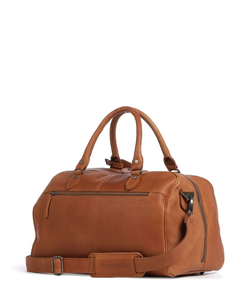 The Chesterfield Brand Wax Pull Up Cow Liam II Sac week-end cognac
