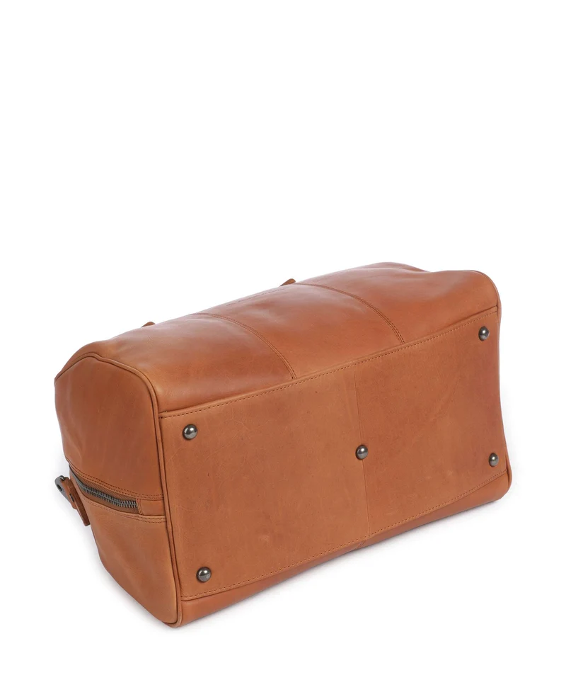 The Chesterfield Brand Wax Pull Up Cow Liam II Sac week-end cognac