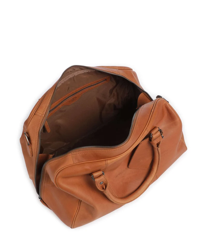 The Chesterfield Brand Wax Pull Up Cow Liam II Sac week-end cognac