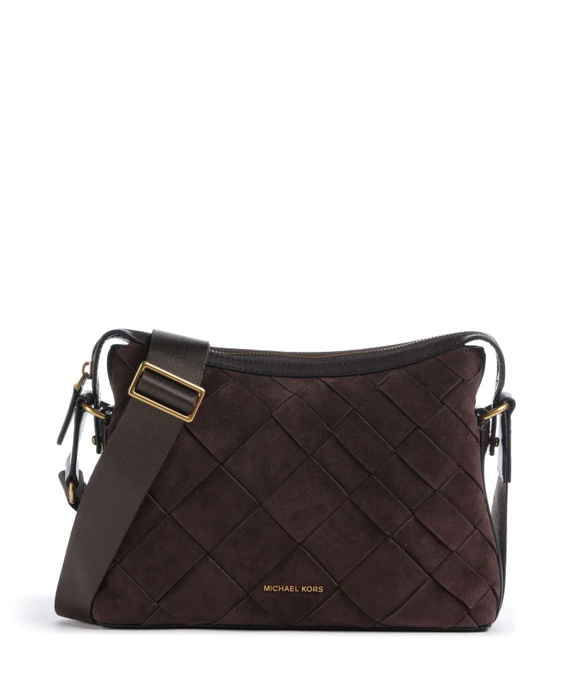 Michael Kors Nicolas Small Sac bandoulière chocolate