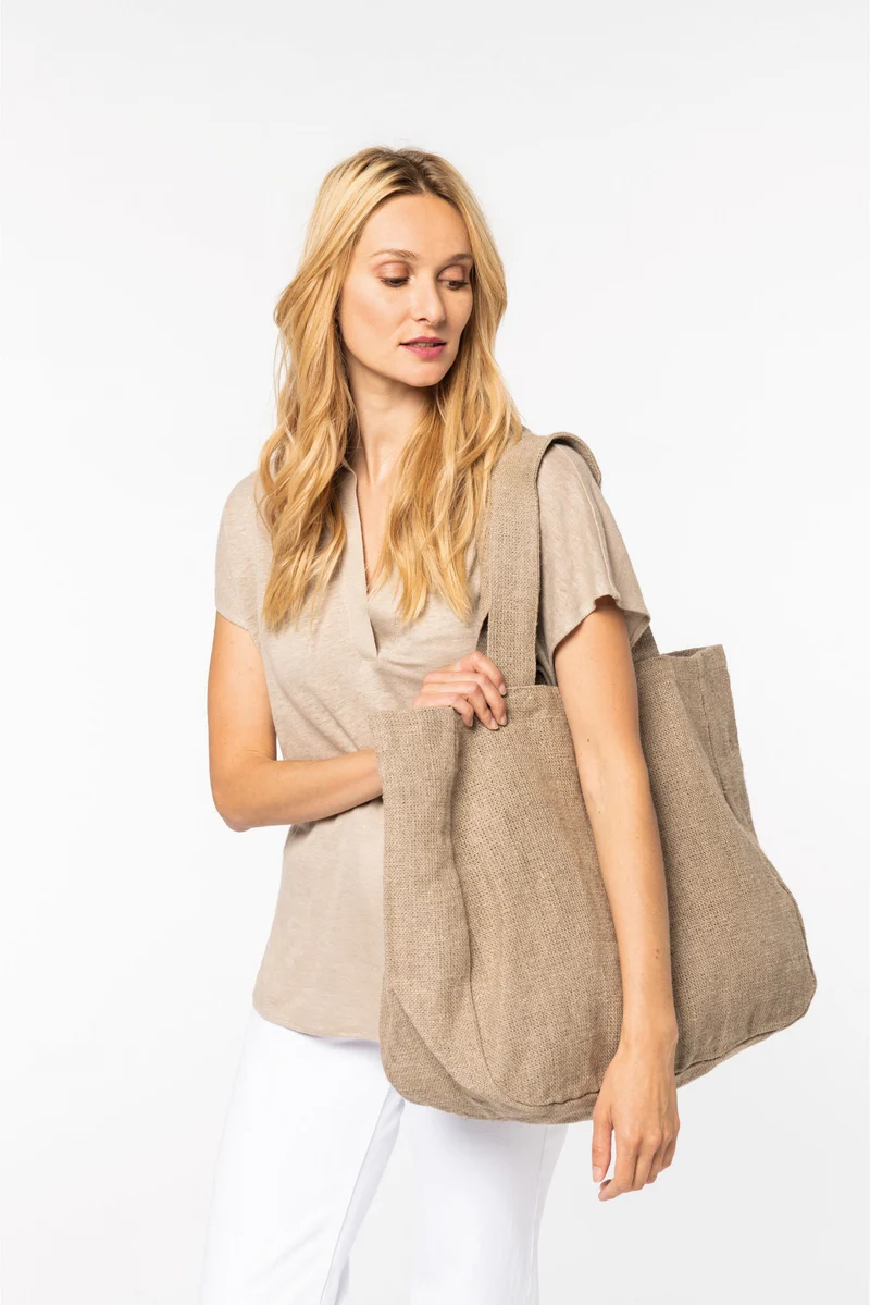 Sac shopping en jute