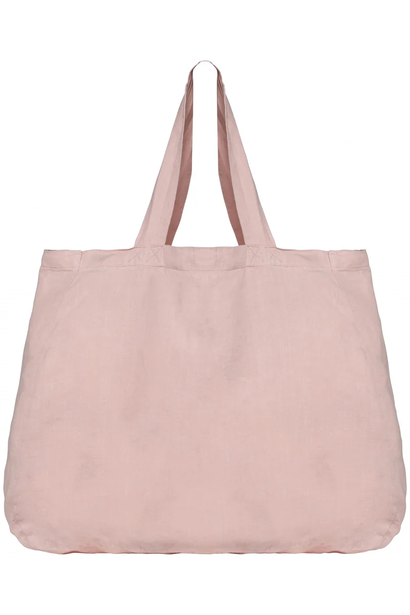 Sac shopping en lin