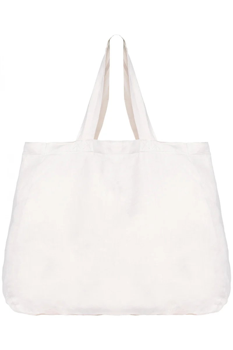 Sac shopping en lin