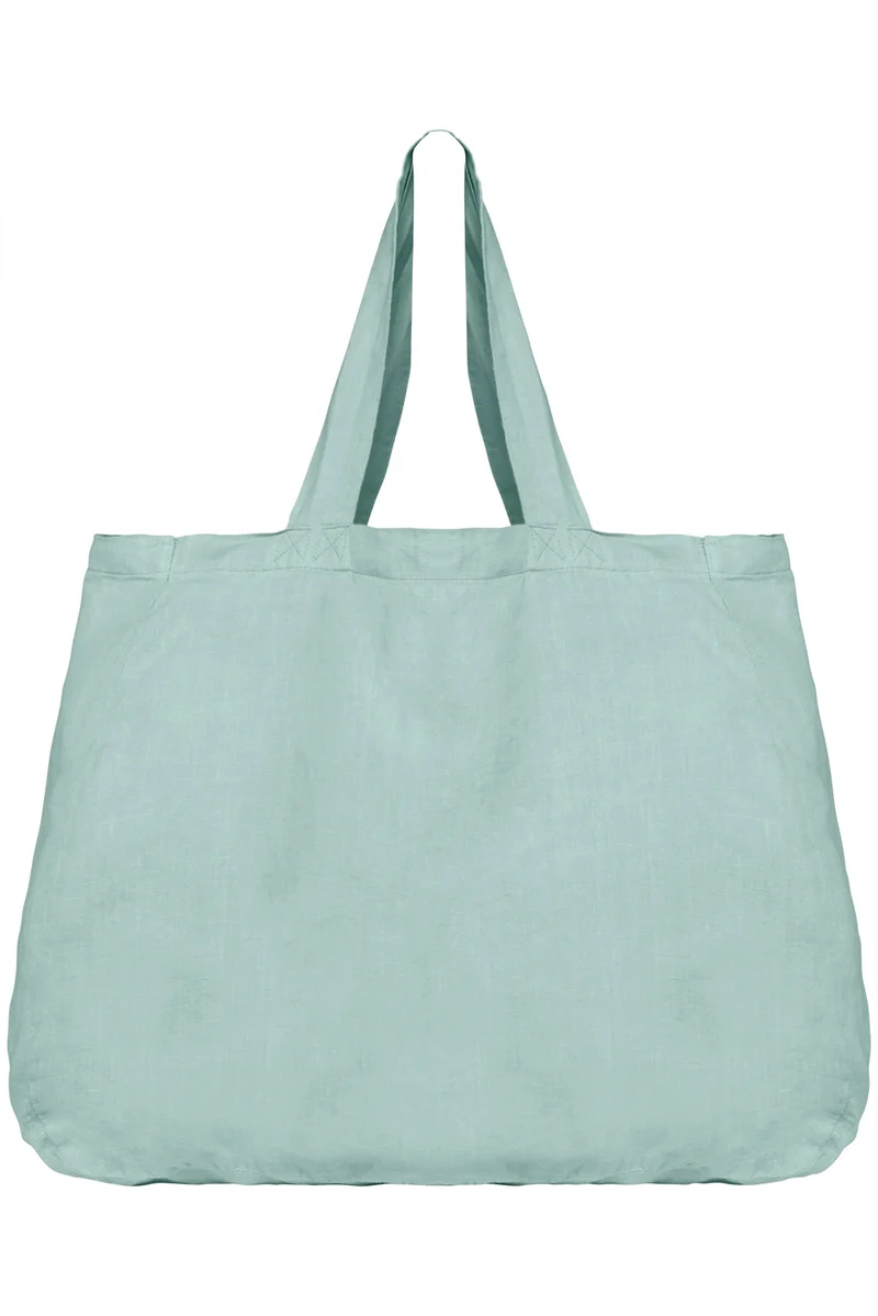 Sac shopping en lin