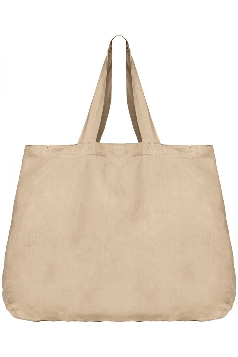 Sac shopping en lin