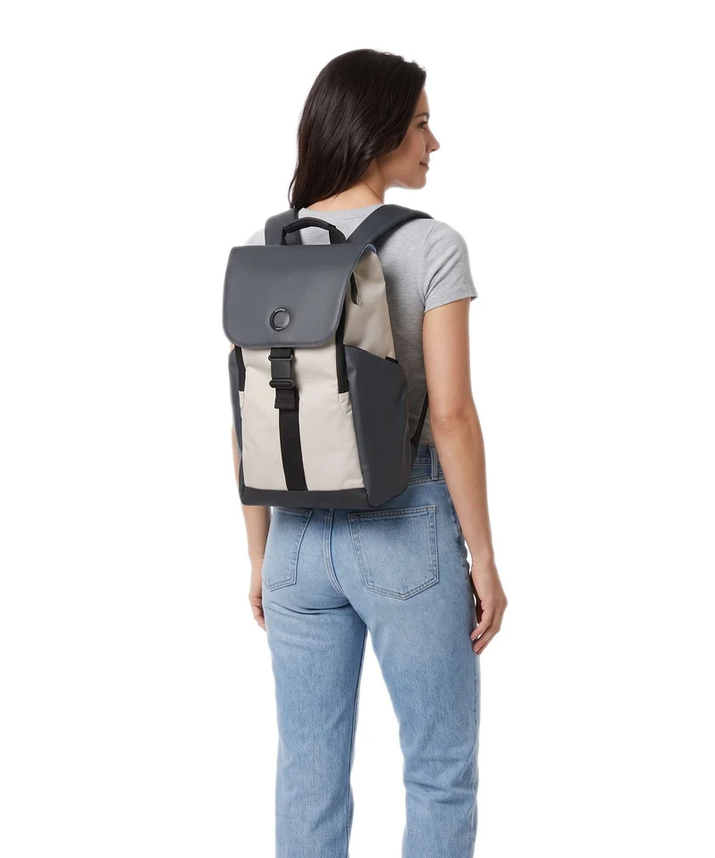 Delsey Paris Securflap Sac à dos d'ordinateur sand