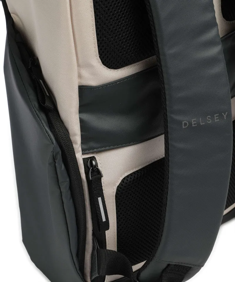 Delsey Paris Securflap Sac à dos d'ordinateur sand