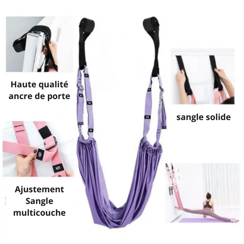 Hamac aérien de yoga ajustable | YogHammock™
