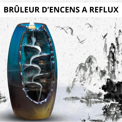 Porte encens cascade à refoulement, Aromathérapie | Ozur™