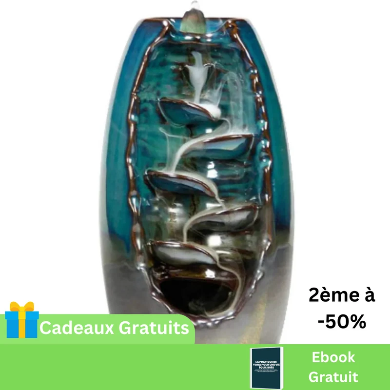 Porte encens cascade à refoulement, Aromathérapie | Ozur™