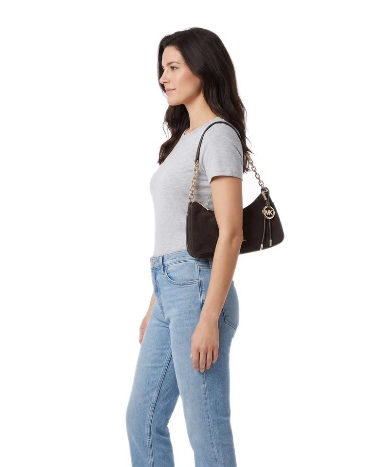 Michael Kors Nolita Medium Sac porté épaule chocolate