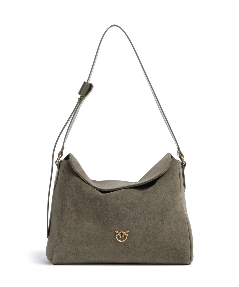 Pinko Leaf Big Sac fourre-tout verde/oliva scuro/antique gold