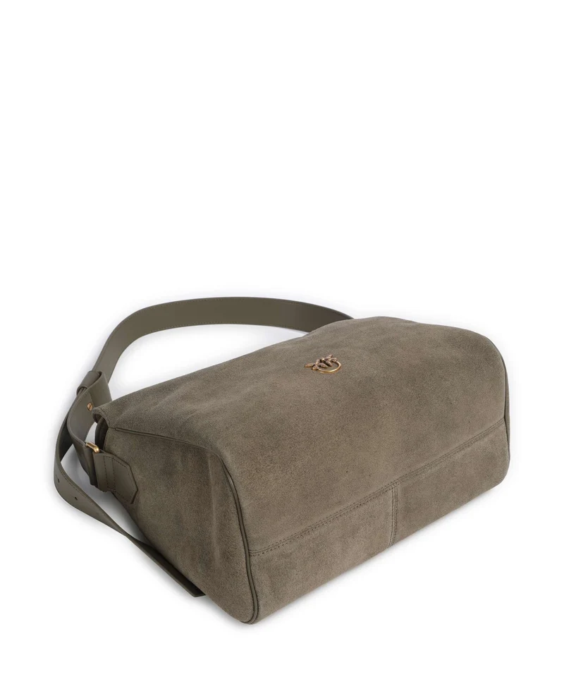 Pinko Leaf Big Sac fourre-tout verde/oliva scuro/antique gold