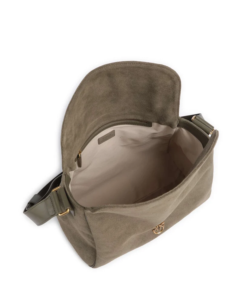 Pinko Leaf Big Sac fourre-tout verde/oliva scuro/antique gold