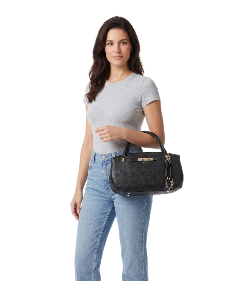 Guess Carmella Sac à main black logo