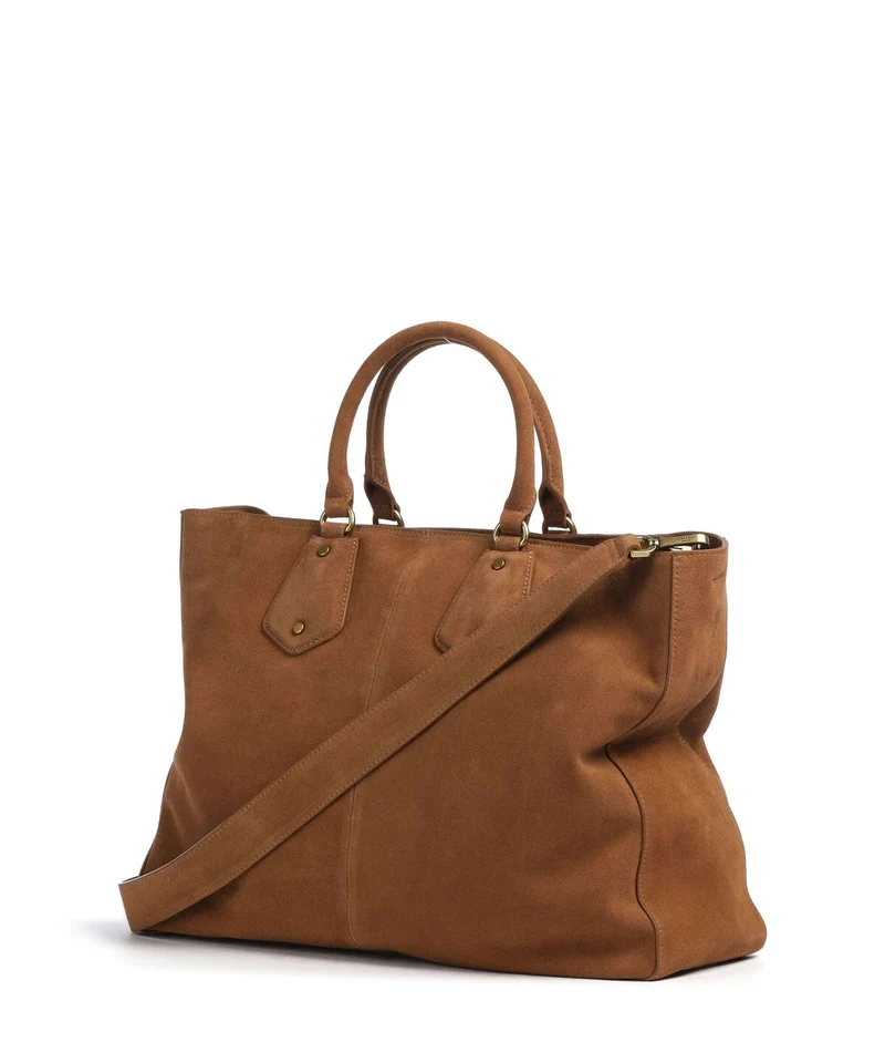 Liebeskind Cora Hydro Suede L Sac à main brown