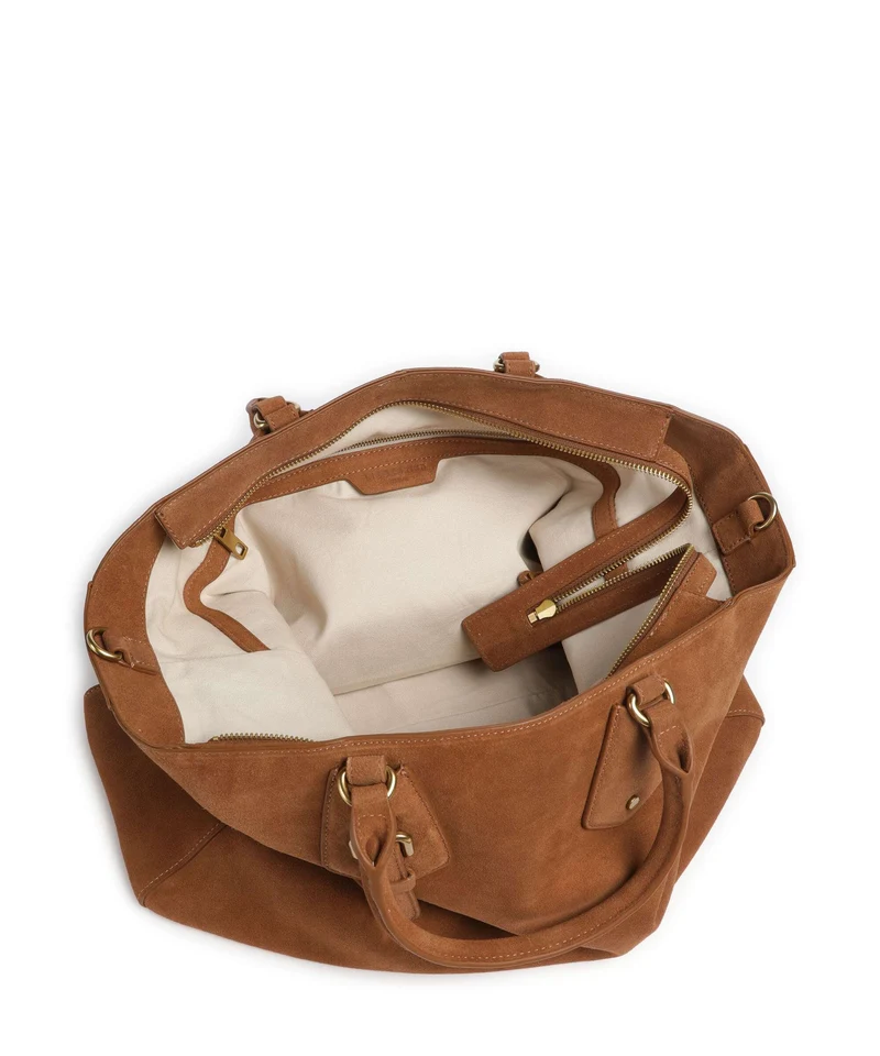 Liebeskind Cora Hydro Suede L Sac à main brown