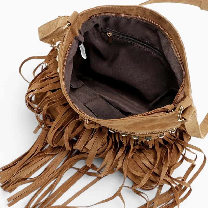 Sac à Main Bandoulière Femme À Franges