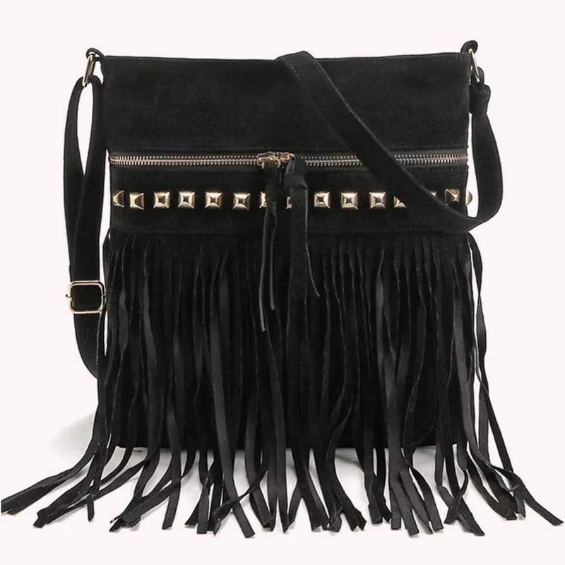 Sac à Main Bandoulière Femme À Franges