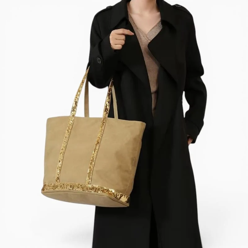 Sac à Main Femme Toile Pailletée