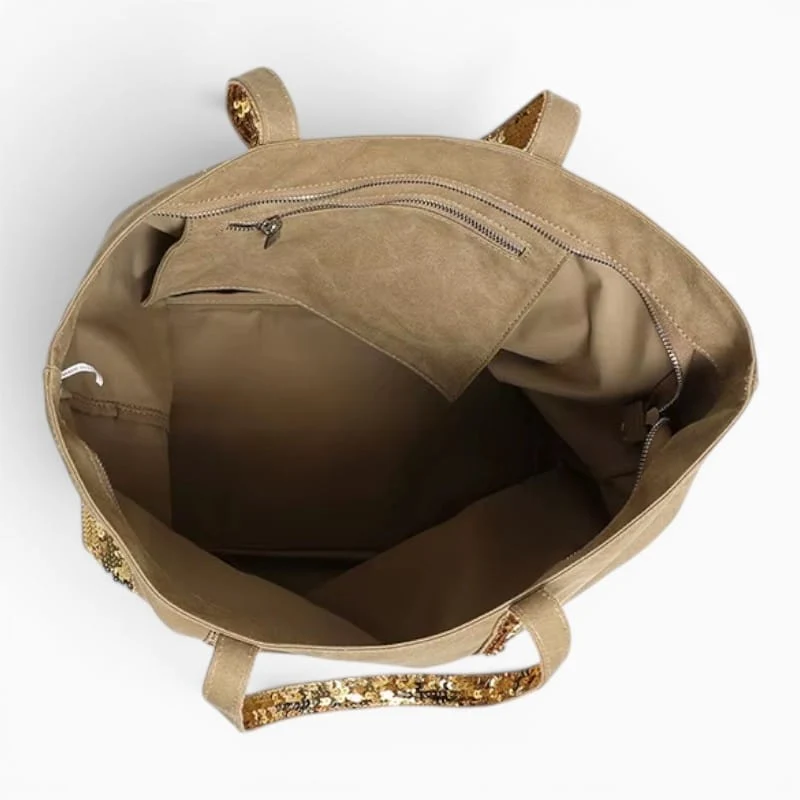 Sac à Main Femme Toile Pailletée