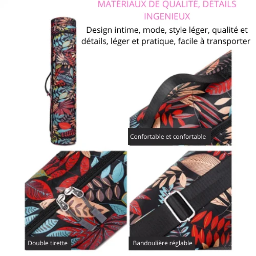 Sac de Yoga Imprimé, Sac Tapis Yoga | FUNNYBAG™