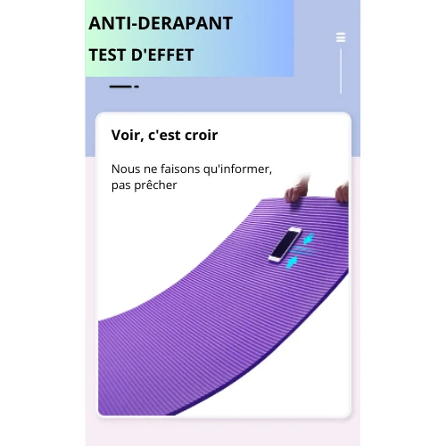 Tapis de yoga épais, Fitness et Pilates | FITMAT™