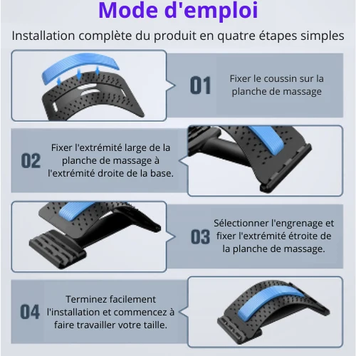 Civiere dorsale, correcteur de posture | COLAB™